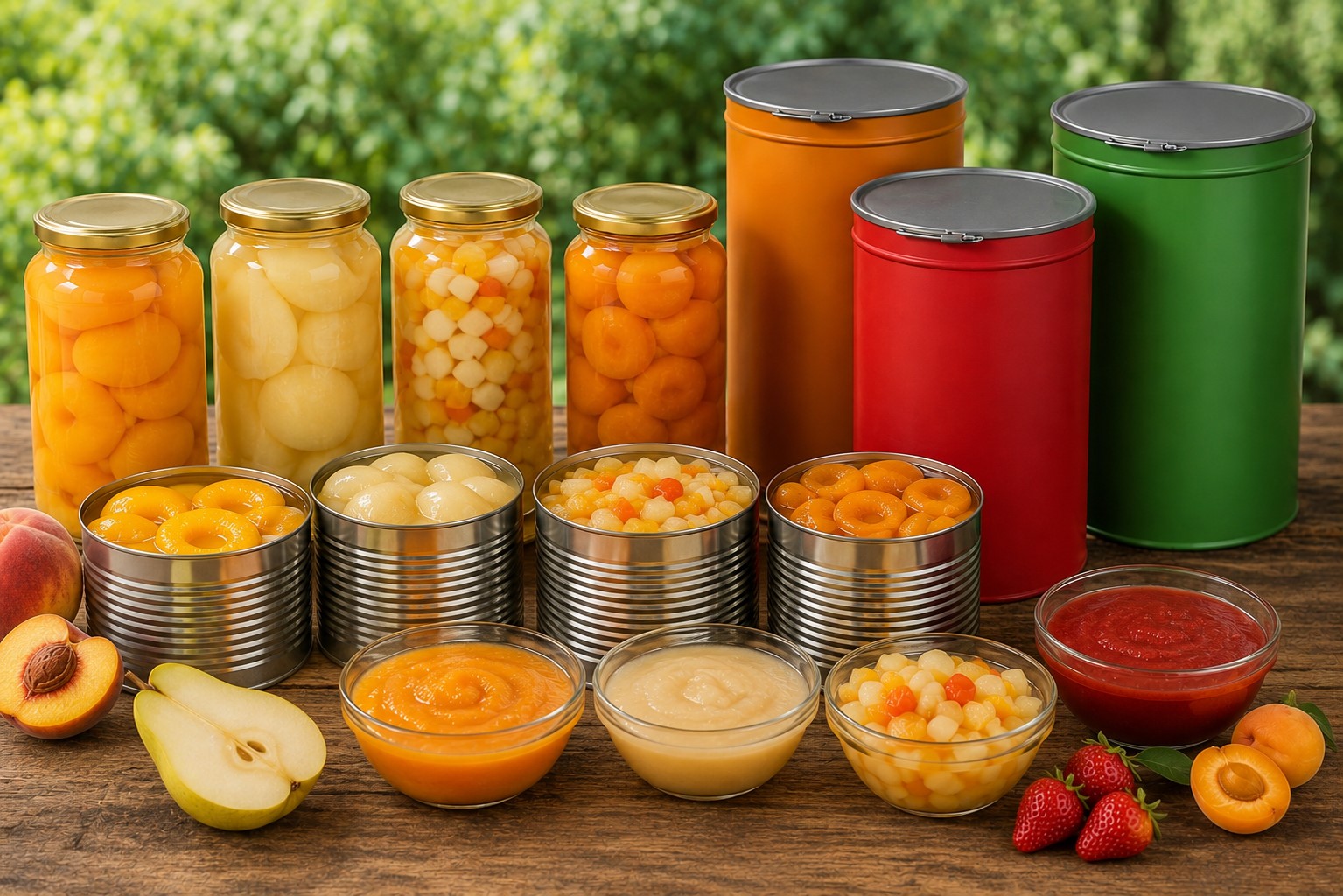 Conservas de frutas